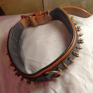 Brand New With Box 22"-26" Leatheriffic Dog Collar